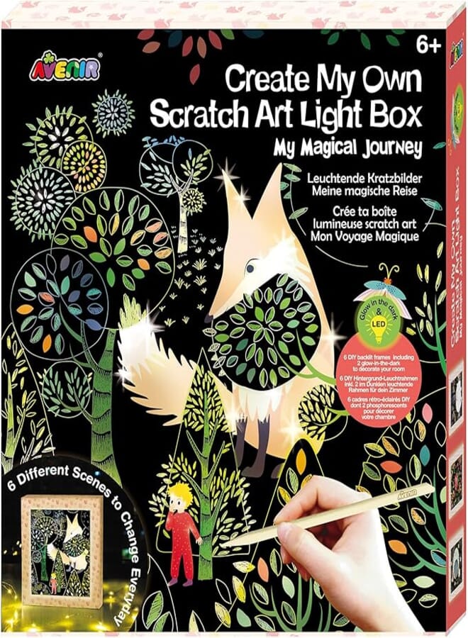 Avenir | Create My Own Scratch Light Box | Create Your own Light Box | Scratch Art for Kids 6+